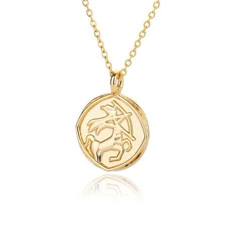 Caelum Zodiac Necky Gold Plated 14k