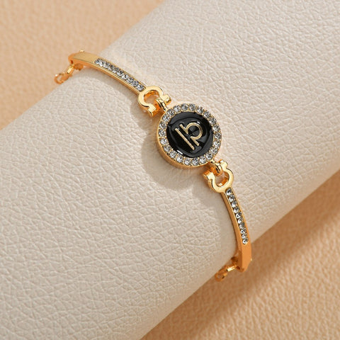 Gothenburg 12 Zodiac Sign Zircon Stones Bangle