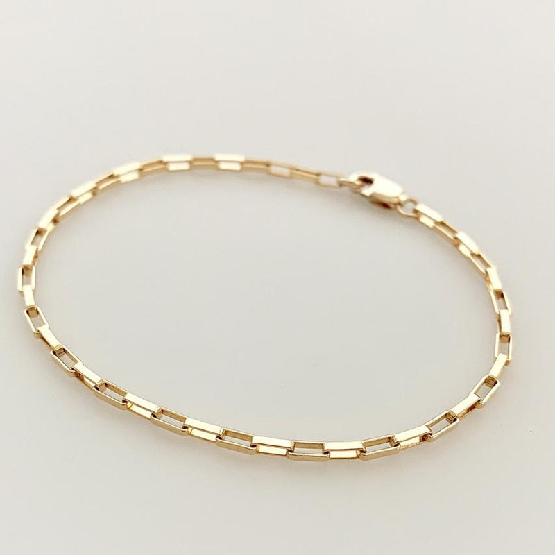 Suceava 14K Gold Filled Chain Bracelet Handmade Jewelry