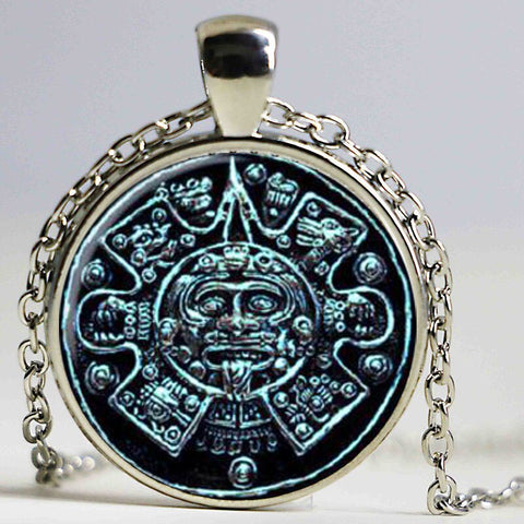 Handmade Ancient Aztek Calendar God Stones