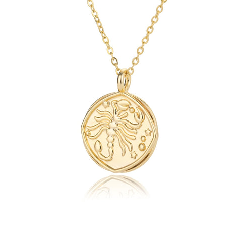 Caelum Zodiac Necky Gold Plated 14k