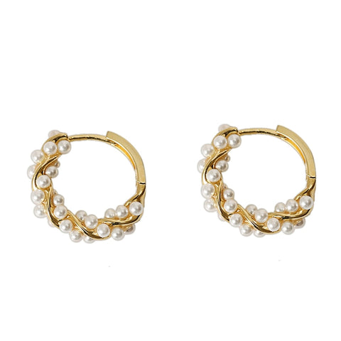 Marvão Pearl Twisted Earrings