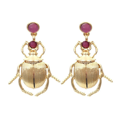 Scarab Vintage Earrings