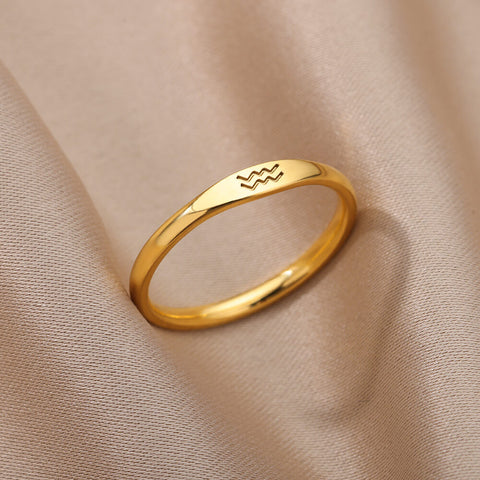 Katowice Zodiac Sign Ring