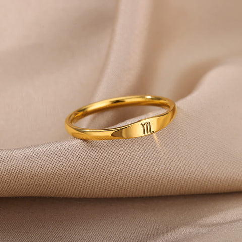 Katowice Zodiac Sign Ring