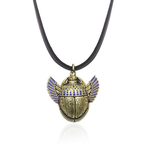 Ancient Egypt Scarab Marc Necklace