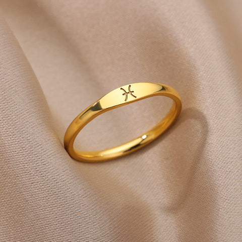 Katowice Zodiac Sign Ring