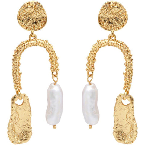 Cleopatra Pearl Earrings