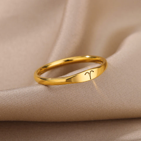 Katowice Zodiac Sign Ring